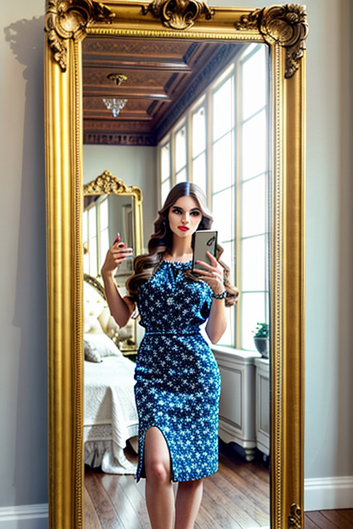 mirror pic girl black blur