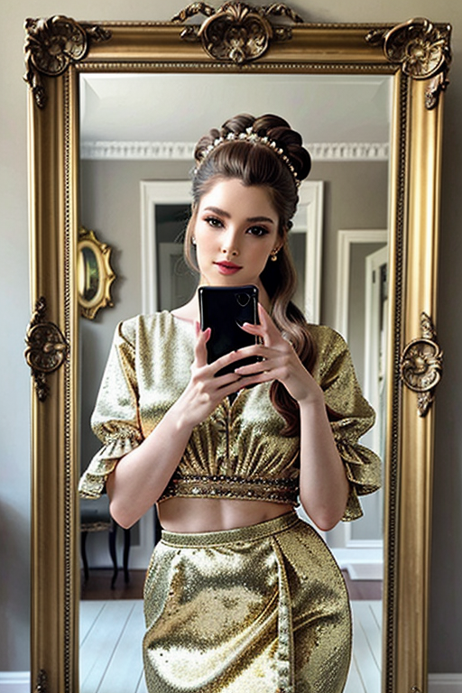 aesthetic mirror selfie girl quotes