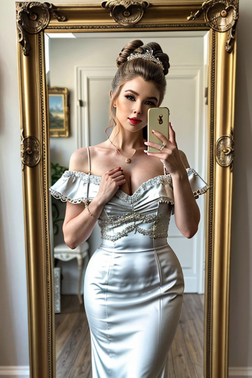 mirror photo poses girl