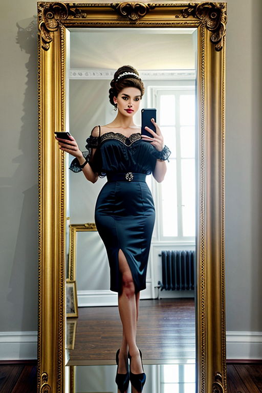 aesthetic mirror selfie girl quotes